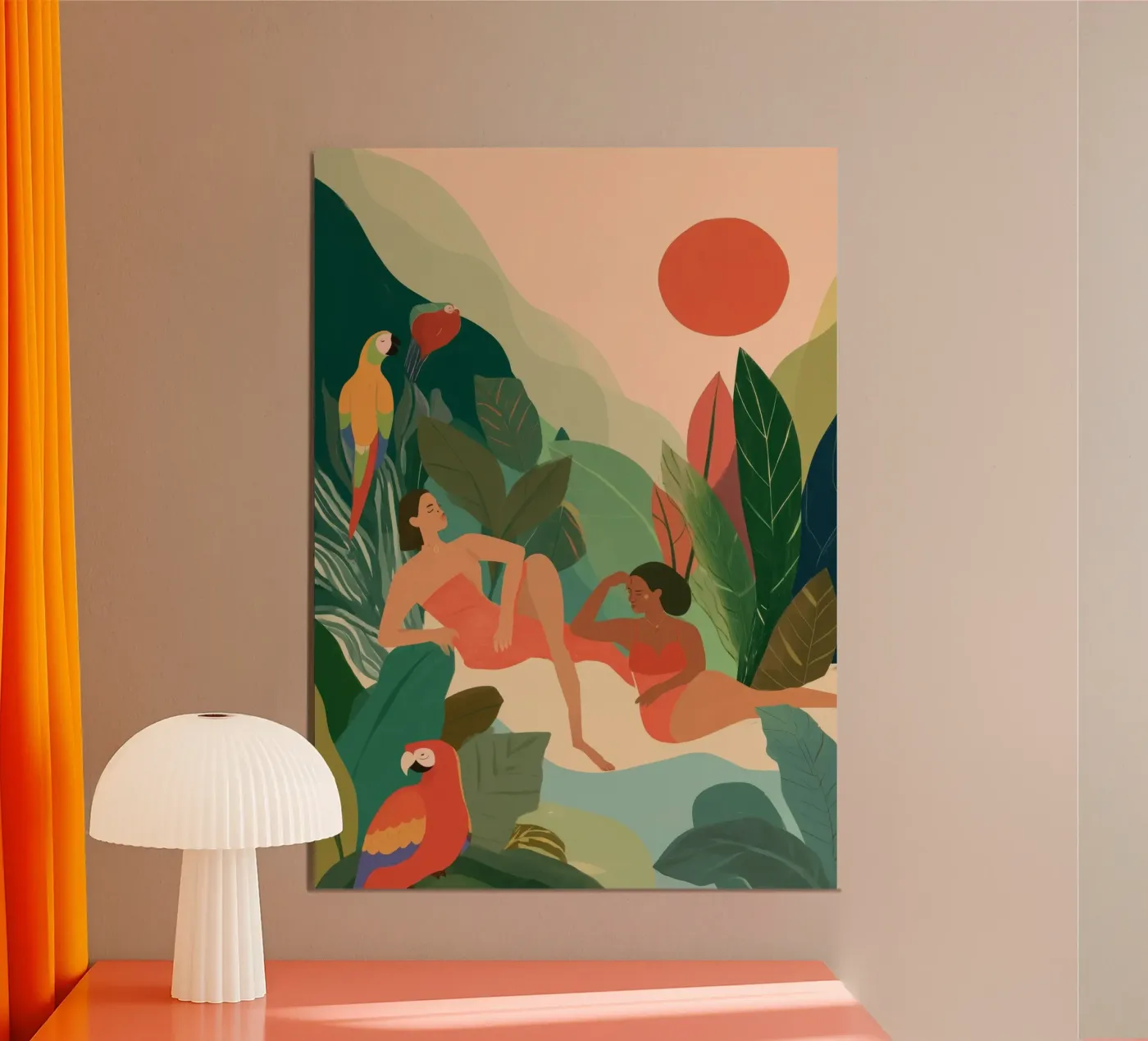 Jungle Siesta poster da Clara August