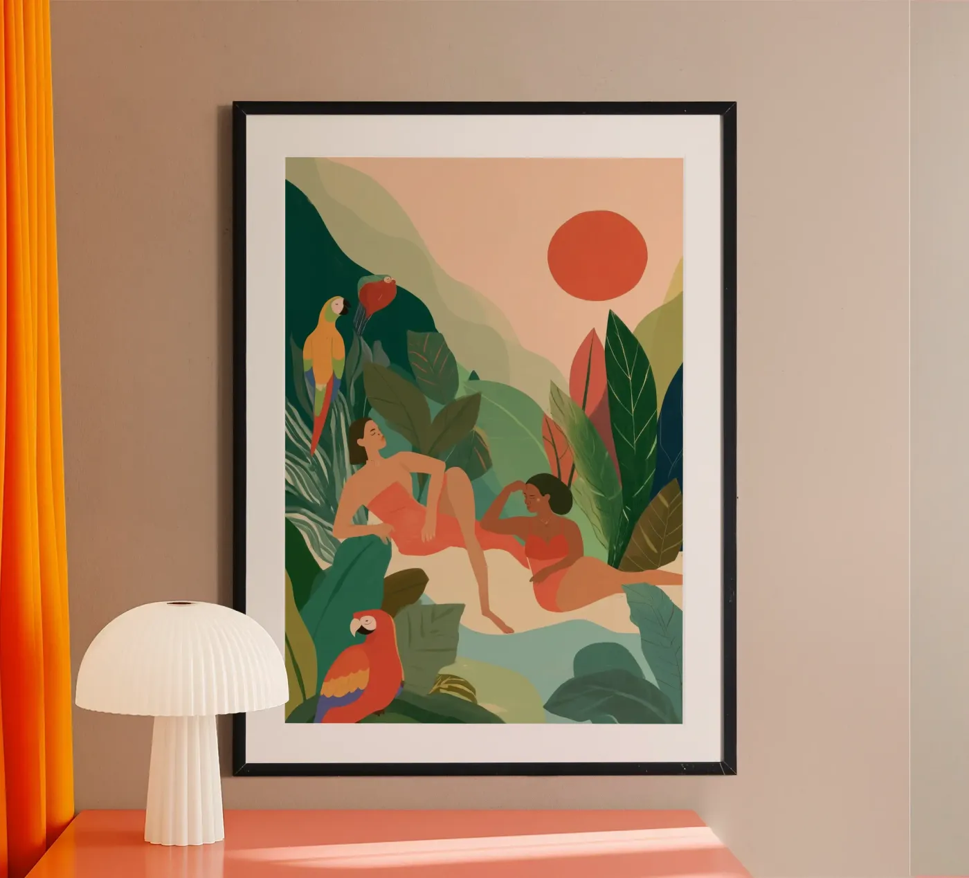 Jungle Siesta poster da Clara August