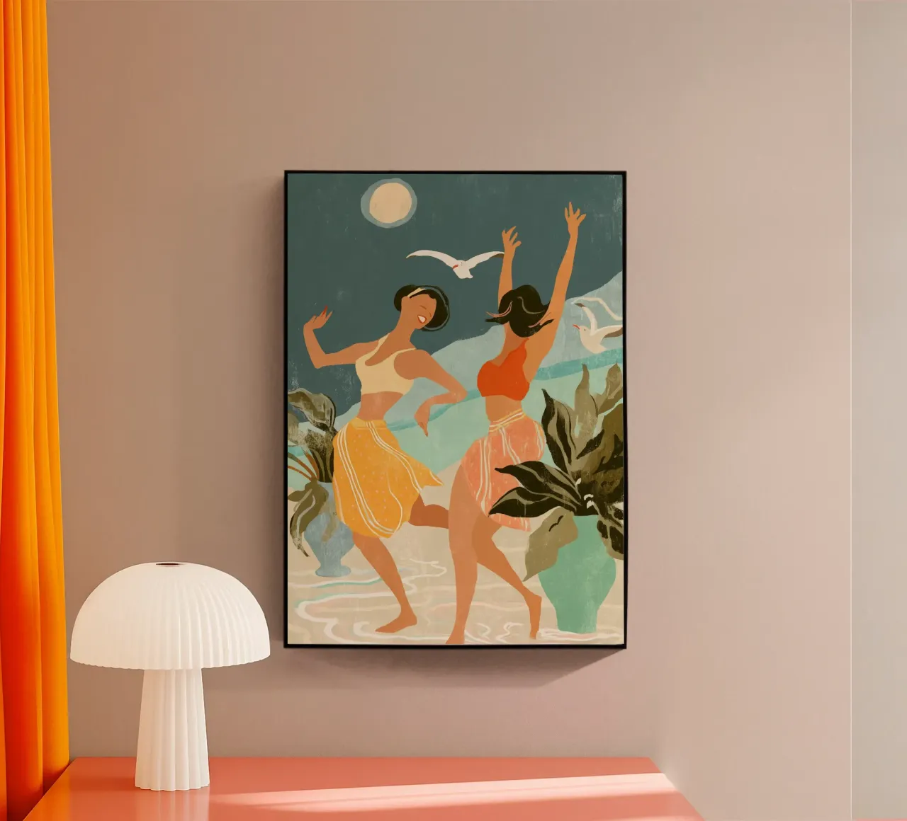 Moonlight Dancers acrylic glass by Clara August