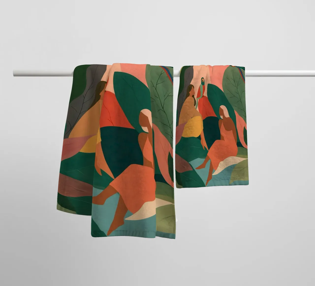 Tropicana Sisters towel by Clara August