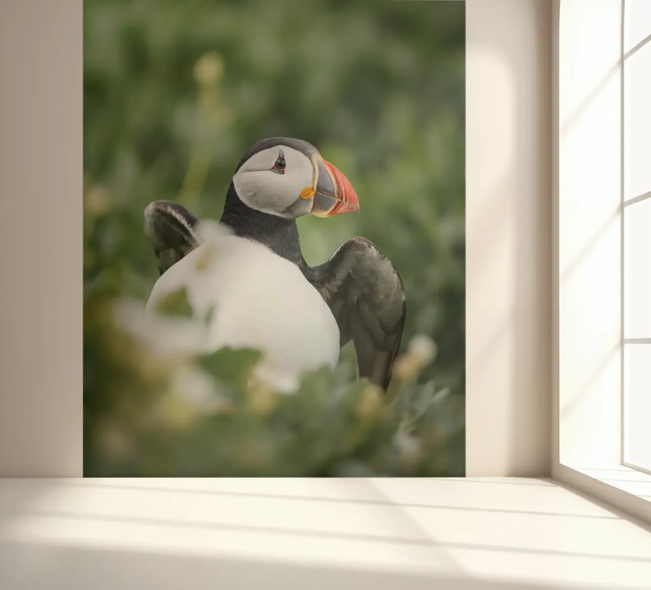 Puffin photo wallpaper by Tom's Wildlife