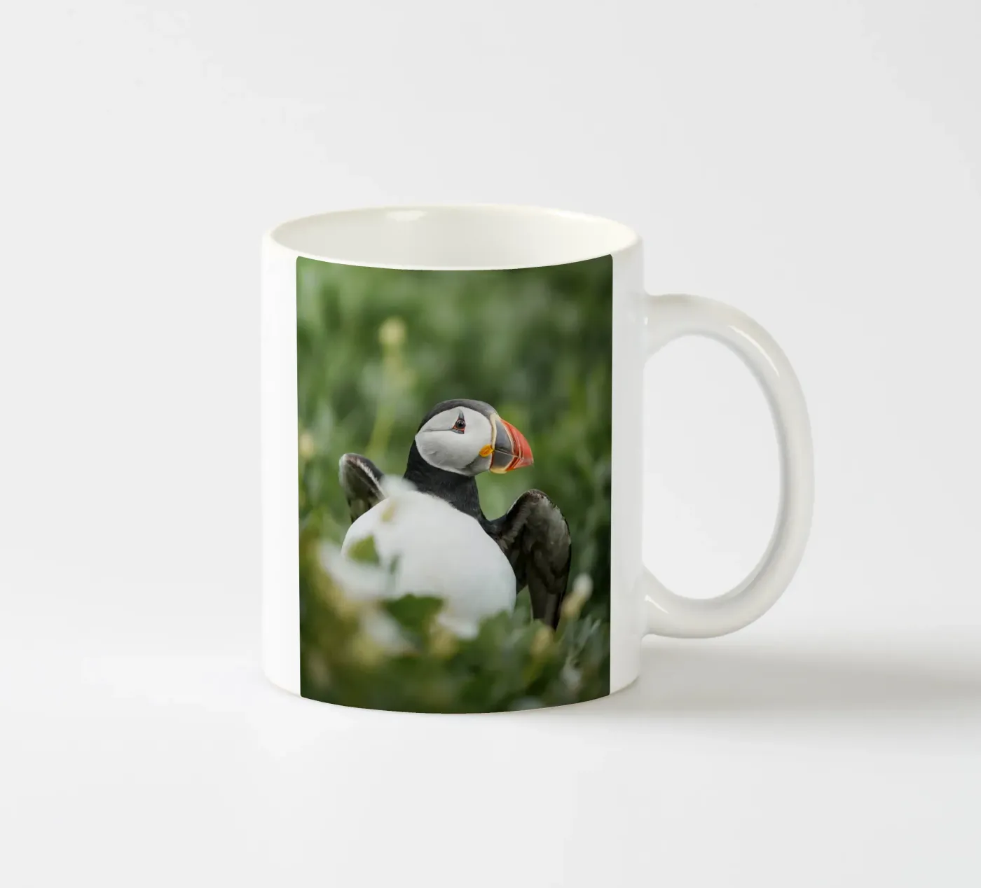Puffin ceramic mug by Tom's Wildlife
