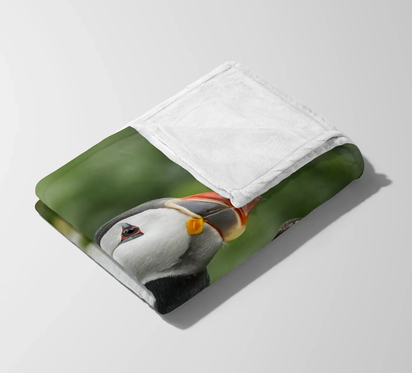 Papageientaucher Fleecedecke von Tom's Wildlife