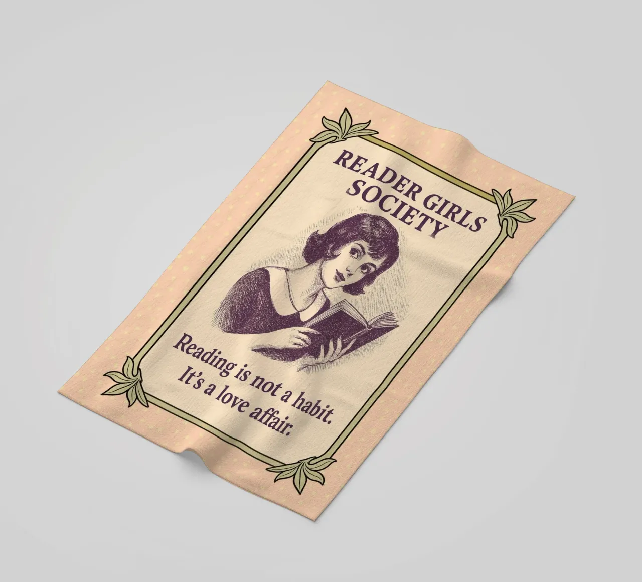Société des lectrices : La lecture est une affaire d'amour serviette de plage de Taika Tori Art