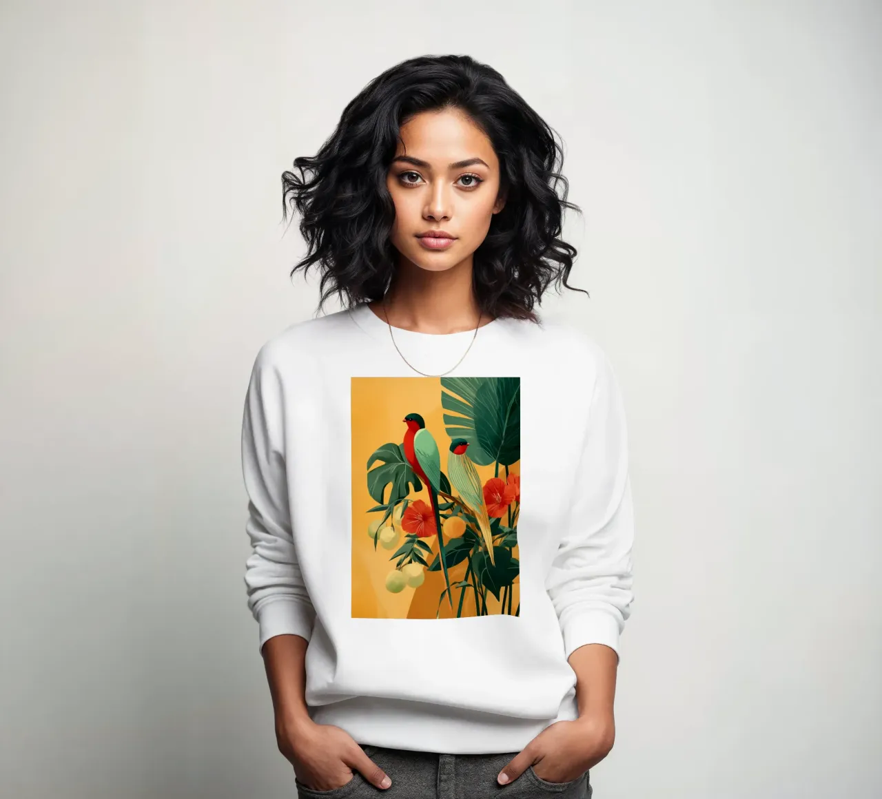 Botánica del Trópico I felpa da Clara August