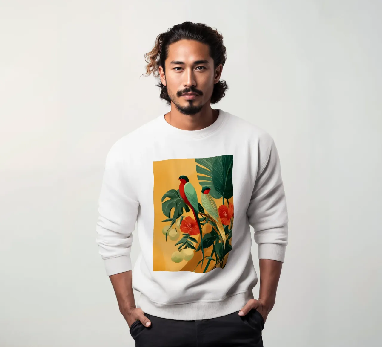 Botánica del Trópico I felpa da Clara August