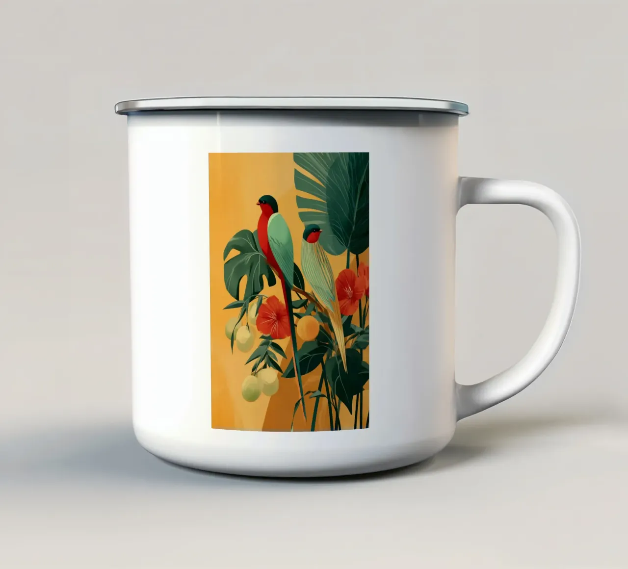 Botánica del Trópico I tazza in smalto da Clara August