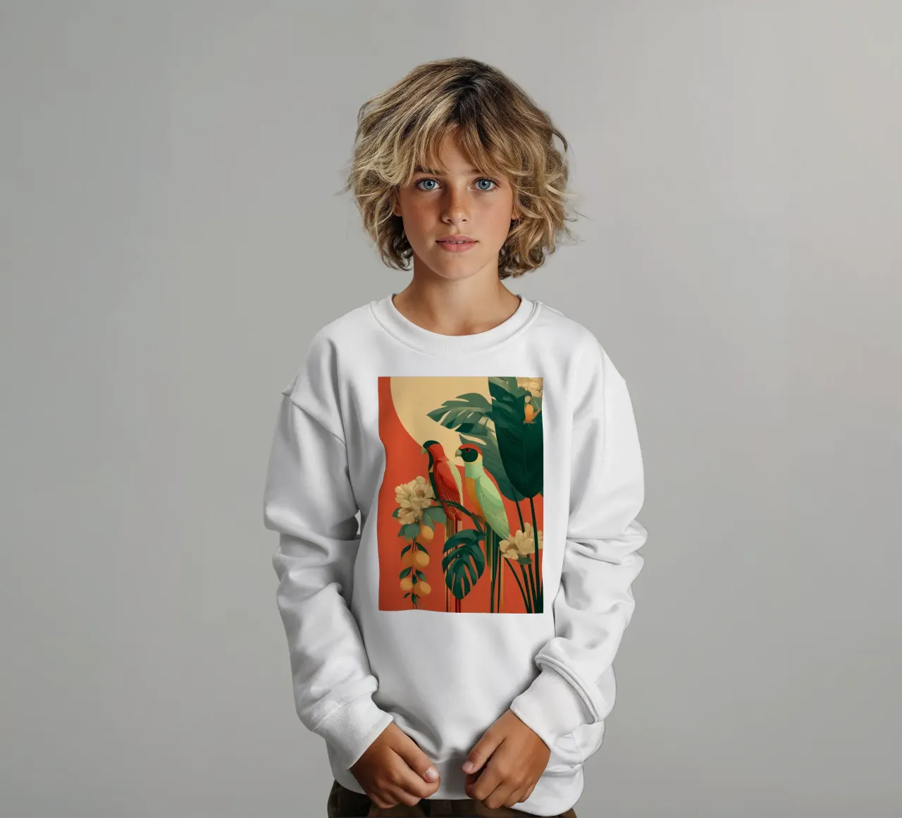 Botánica del Trópico II kinder sweatshirt van Clara August