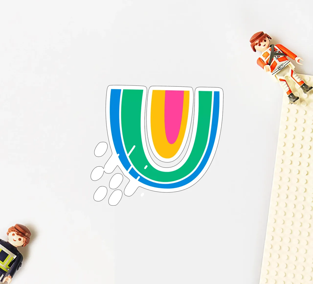 rainbow sticker by Sticker King