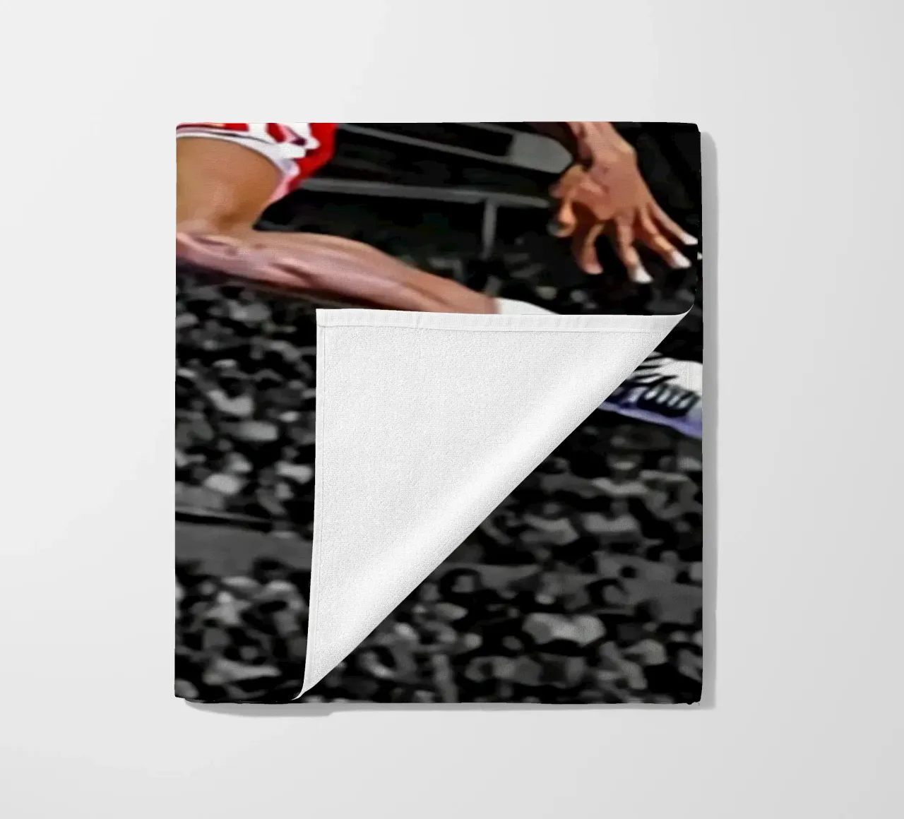 Poster per i Bulls 23 Slam dunk telo mare da FAKE ARTWORK STORE