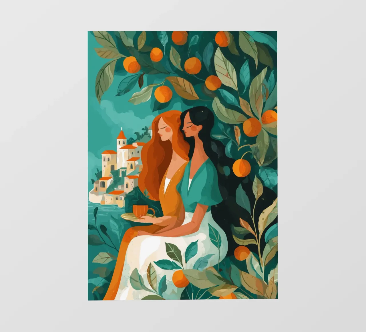 Beneath the Orange Tree I pellicola backlit da Clara August