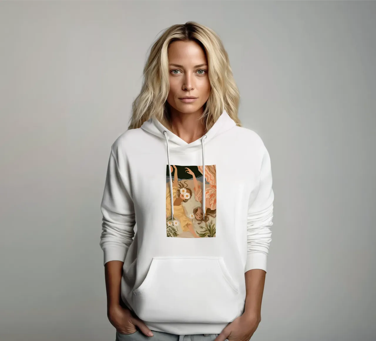 Daisy Eclipse hoodie by Clara August