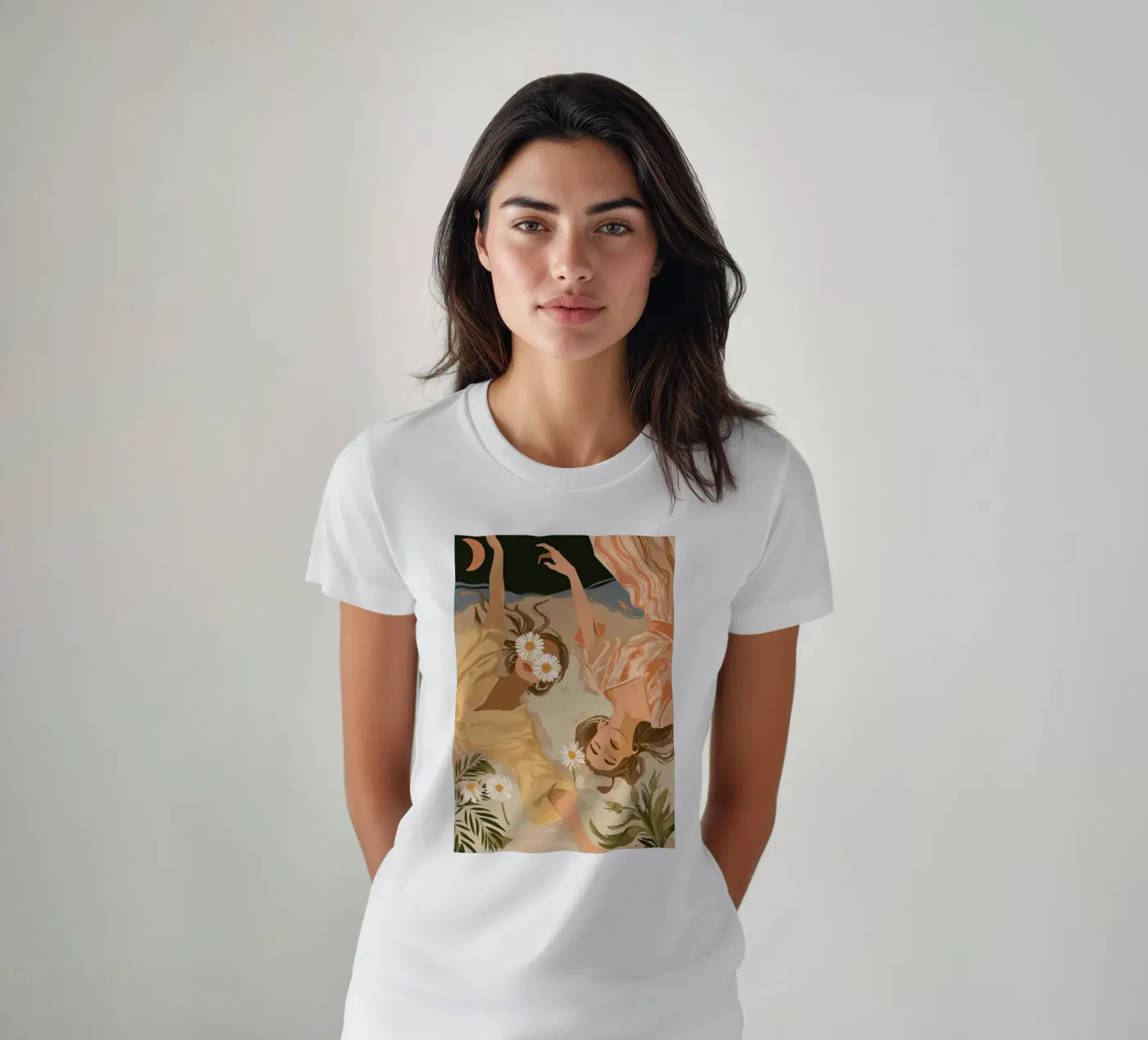 Daisy Eclipse t-shirt by Clara August