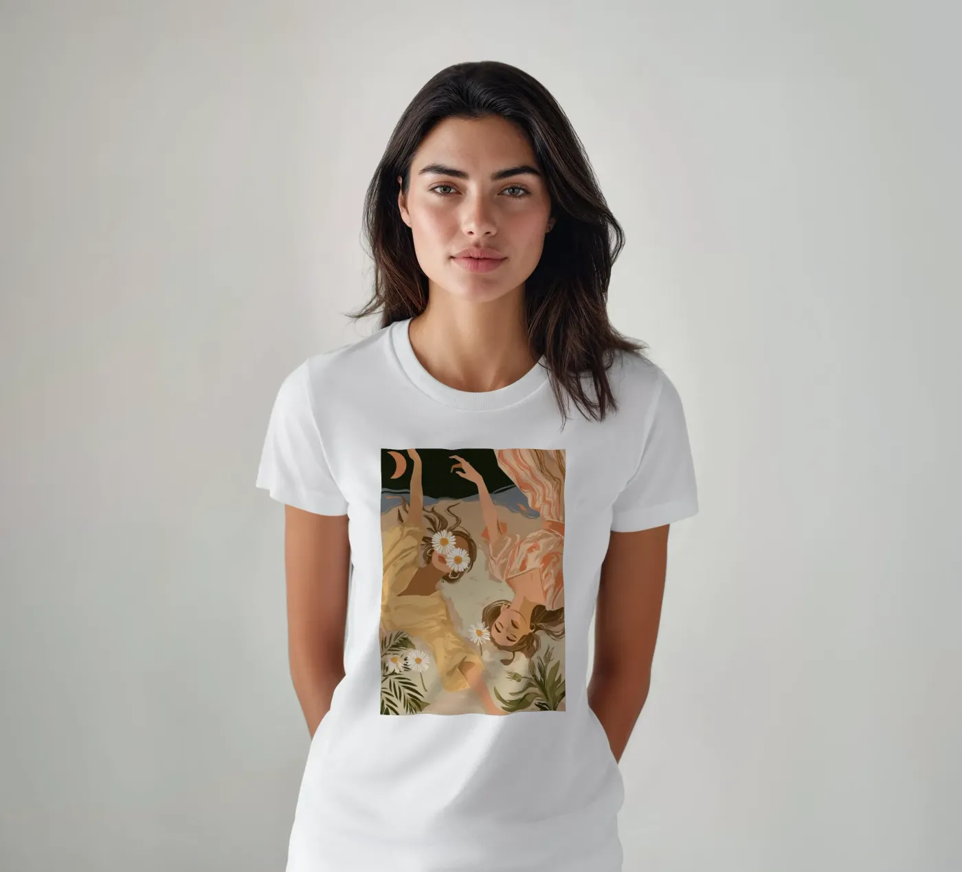 Daisy Eclipse t-shirt by Clara August