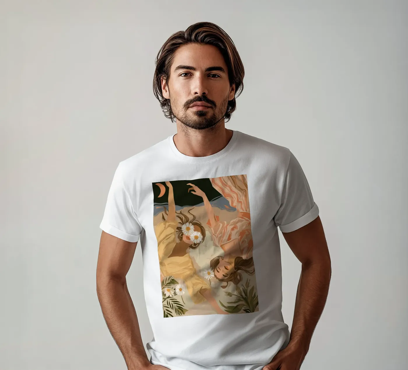 Daisy Eclipse t-shirt by Clara August