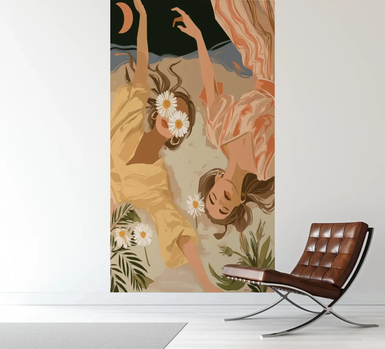 Daisy Eclipse fotobehang van Clara August