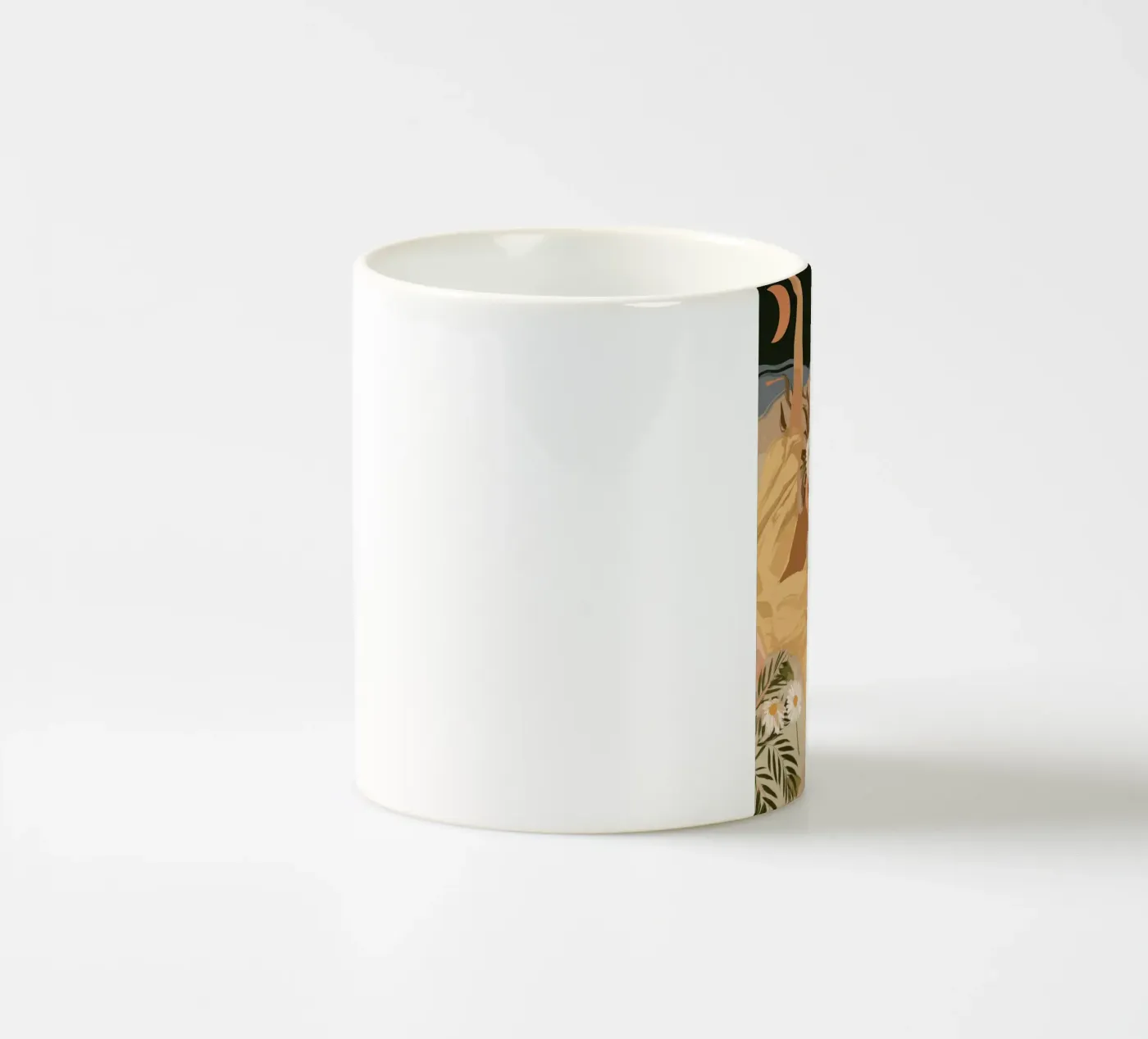 Daisy Eclipse ceramic mug by Clara August