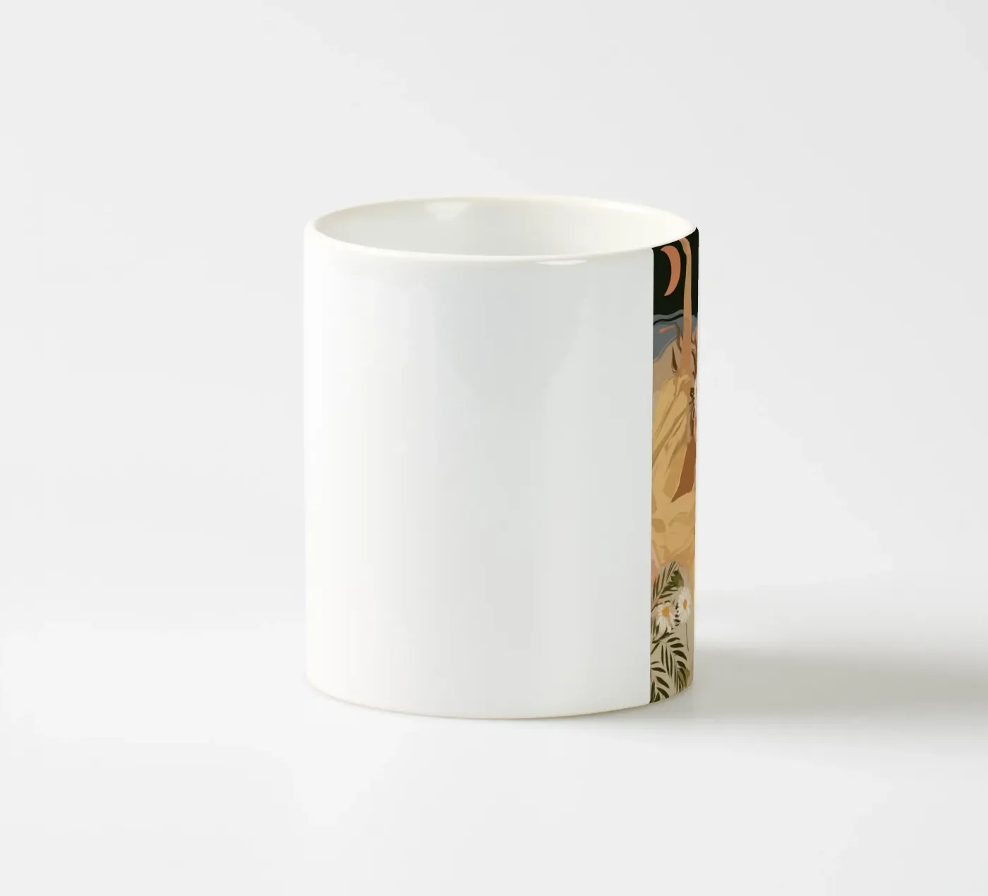 Daisy Eclipse ceramic mug by Clara August