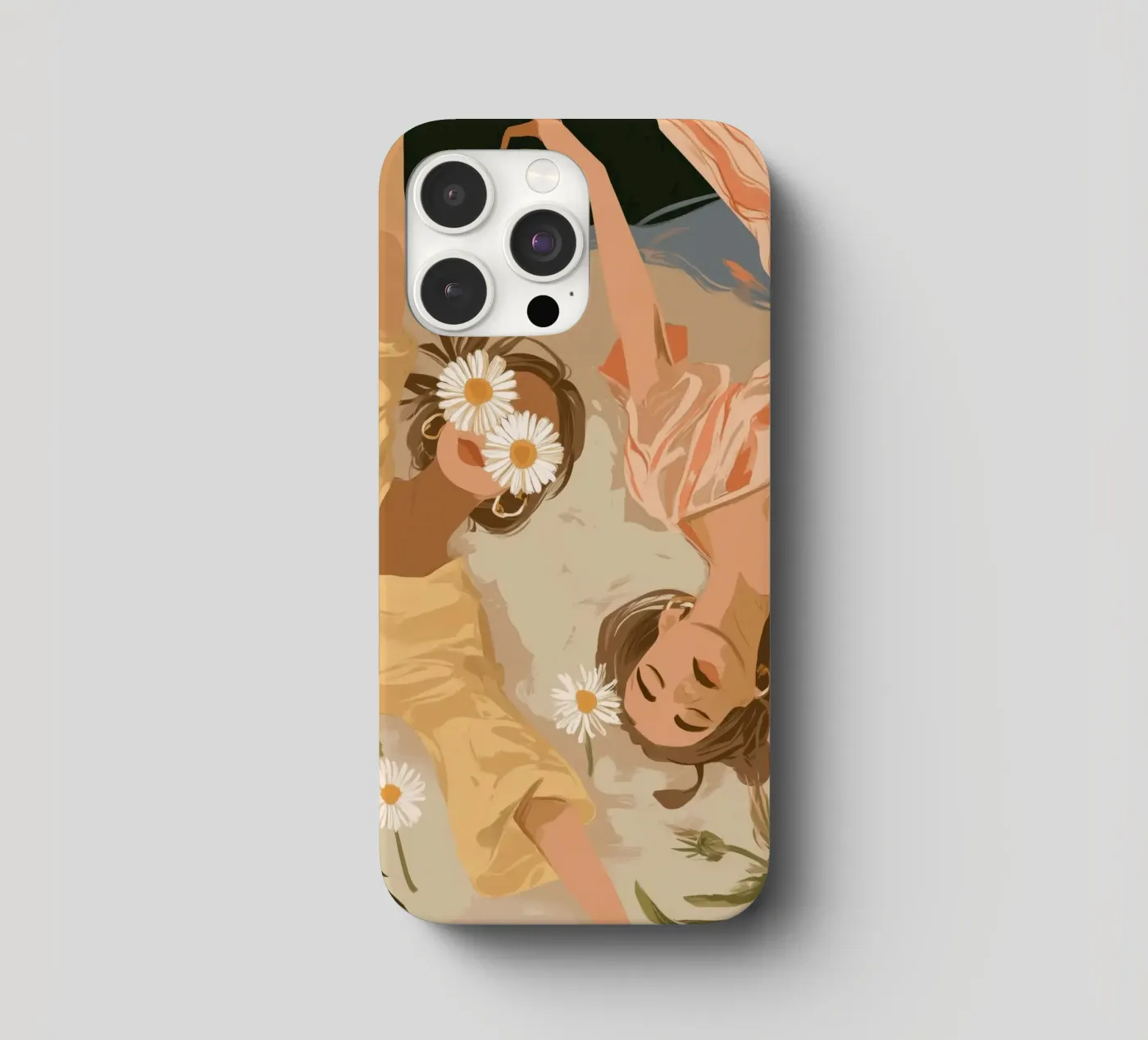 Daisy Eclipse iphone case by Clara August