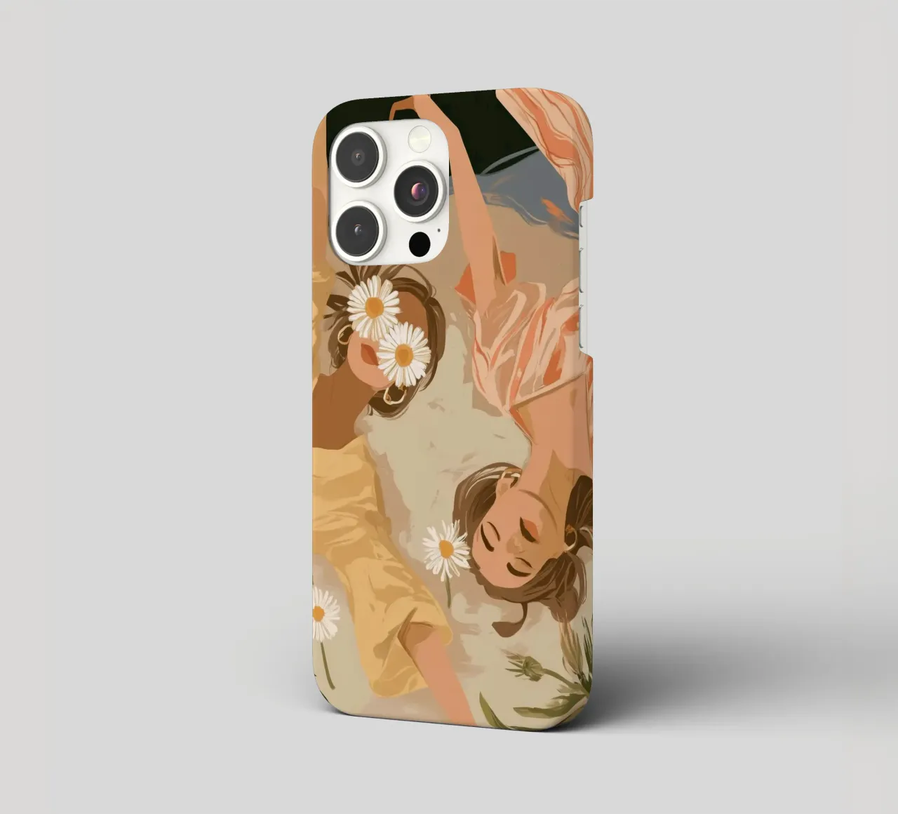 Daisy Eclipse iphone case by Clara August