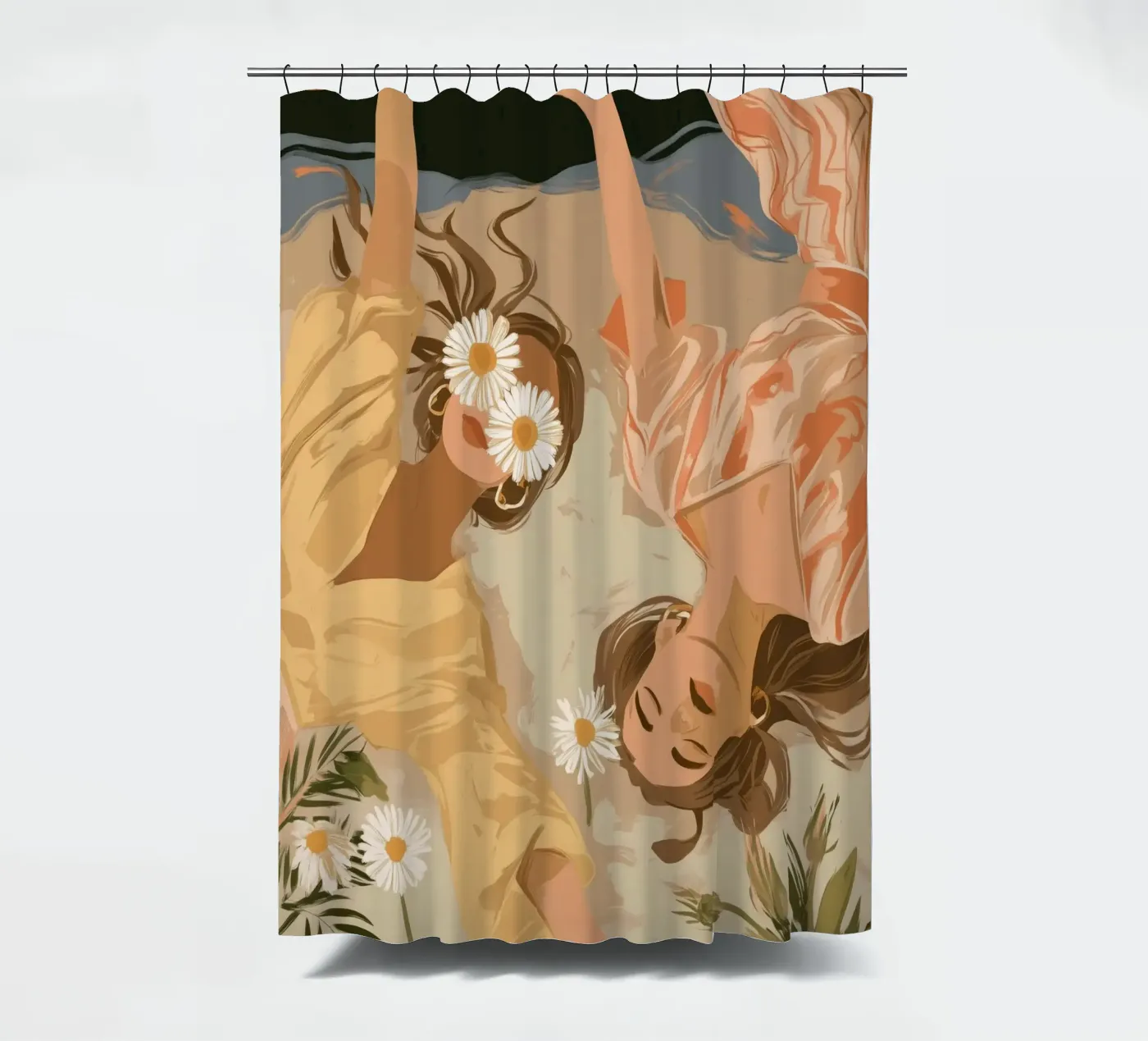Daisy Eclipse Duschvorhang von Clara August