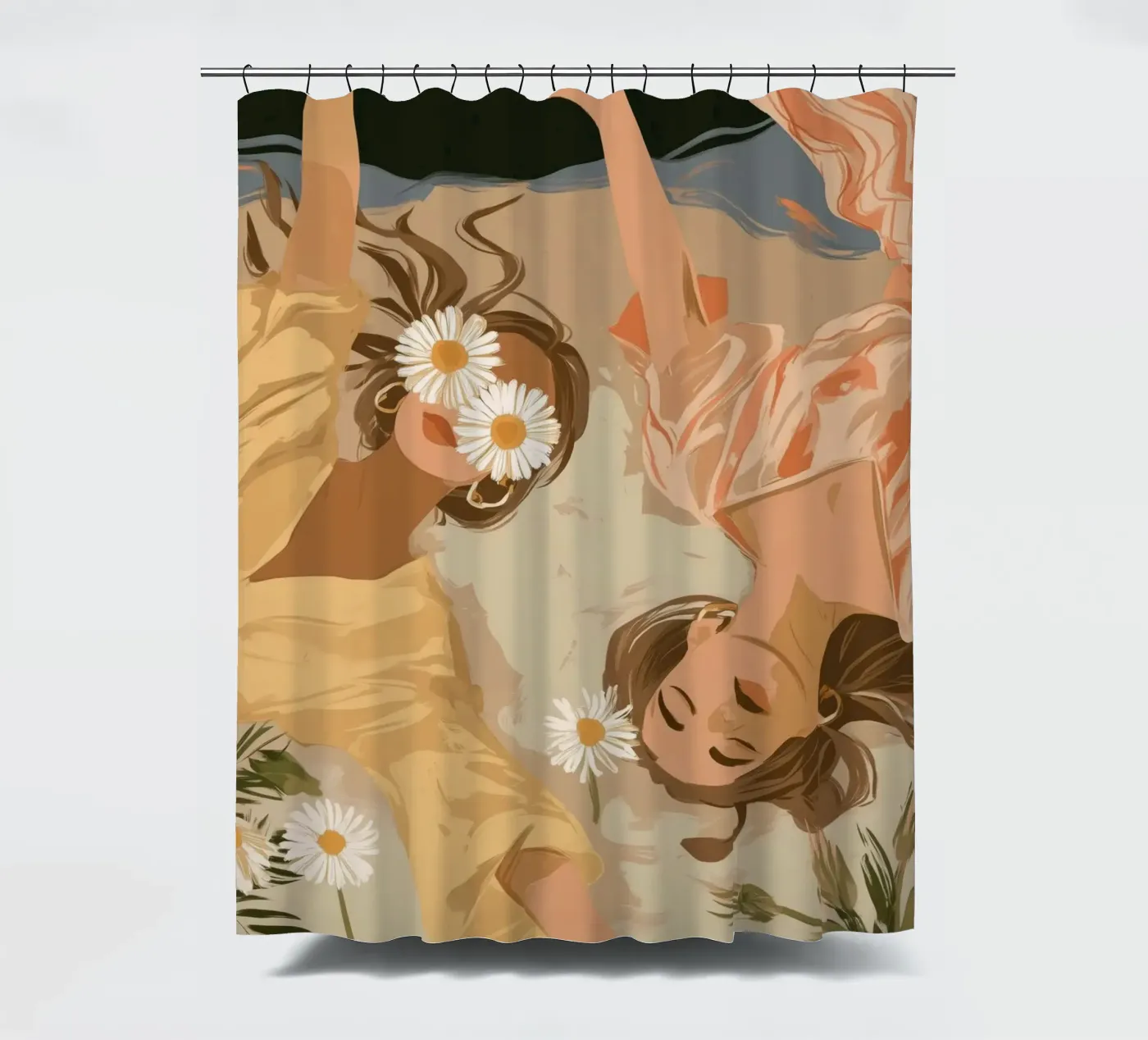 Daisy Eclipse rideau de douche de Clara August