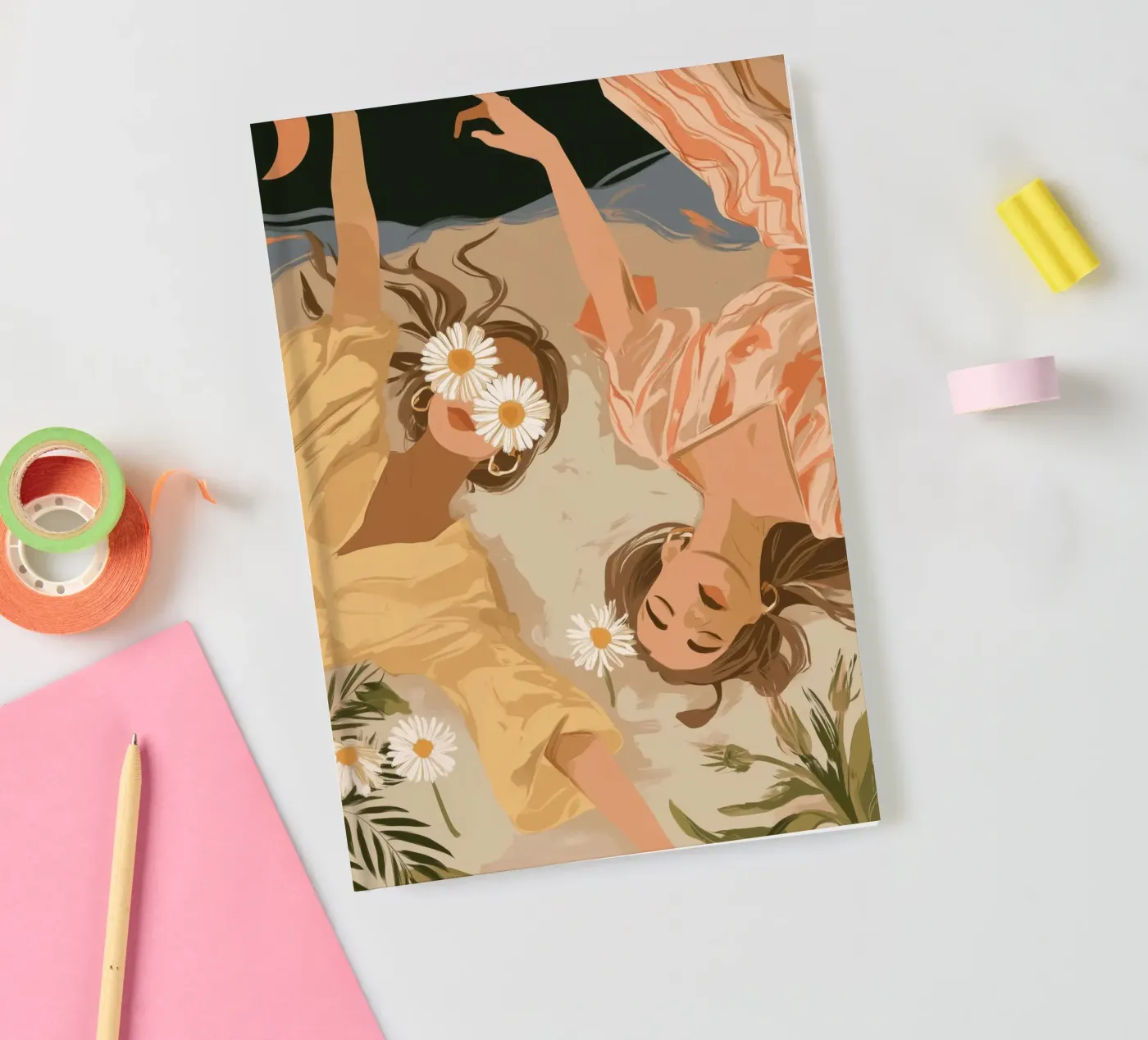 Daisy Eclipse notebook by Clara August