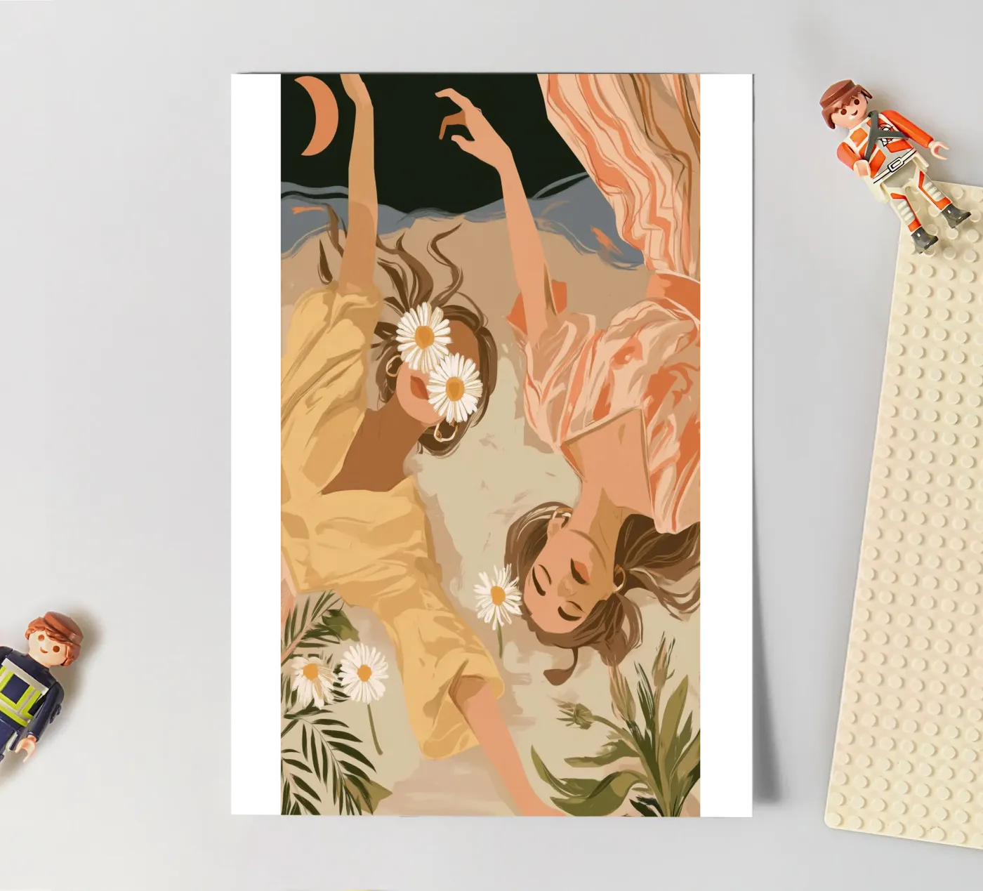 Daisy Eclipse planche autocollant de Clara August