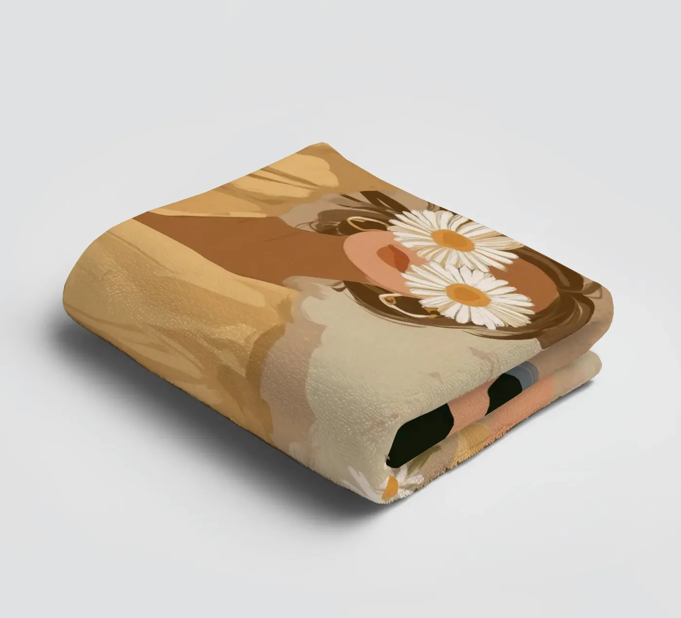 Daisy Eclipse towel by Clara August