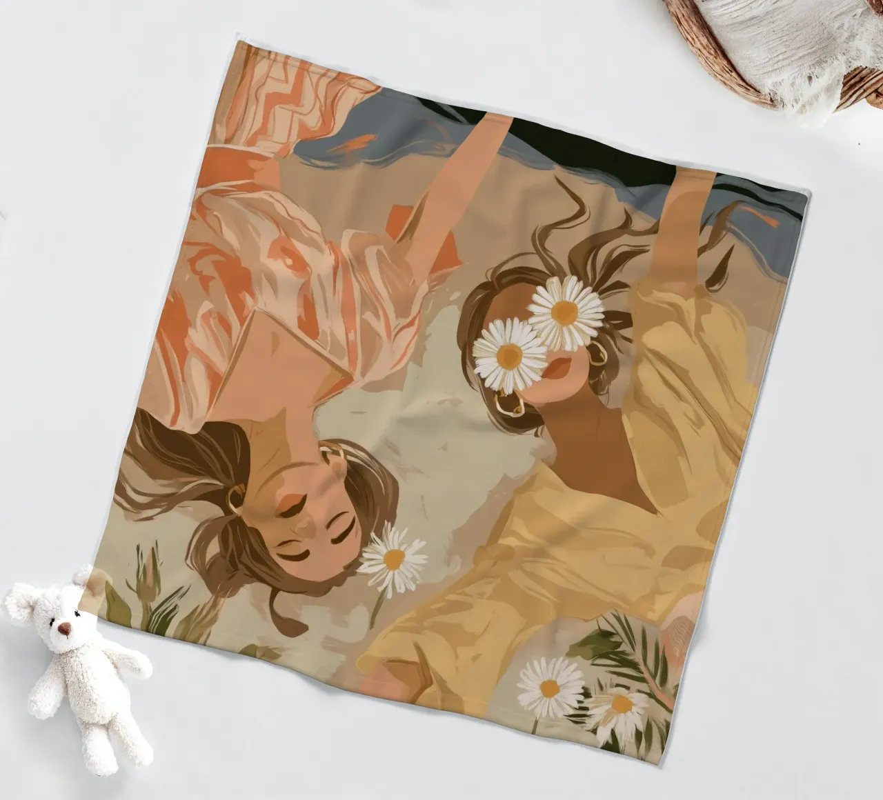 Daisy Eclipse fleecedeken van Clara August