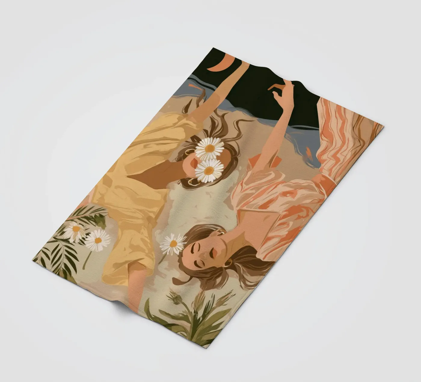 Daisy Eclipse fleecedeken van Clara August