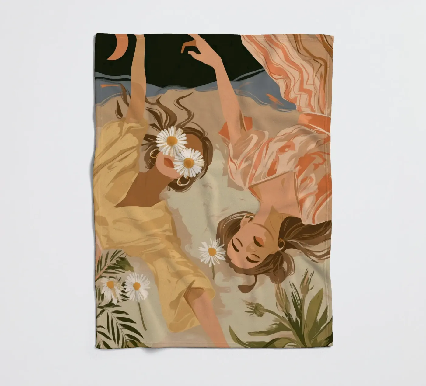 Daisy Eclipse fleecedeken van Clara August