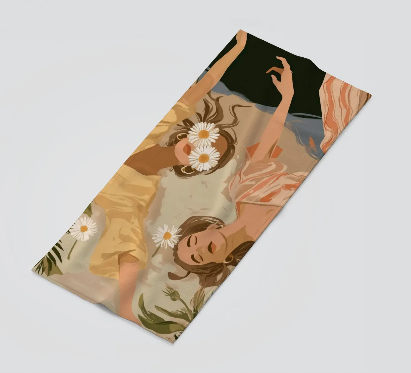Daisy Eclipse Strandtuch von Clara August