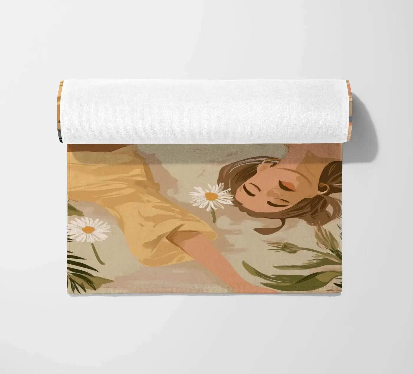 Daisy Eclipse Strandtuch von Clara August