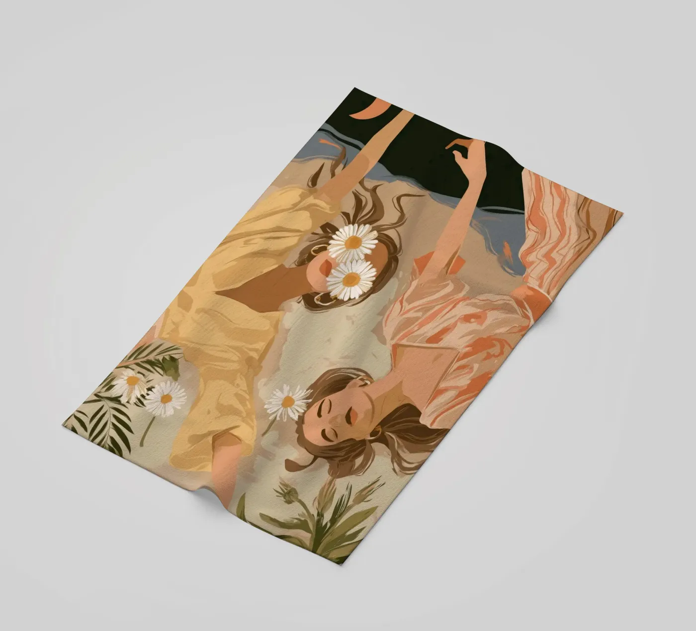 Daisy Eclipse strandhanddoek van Clara August