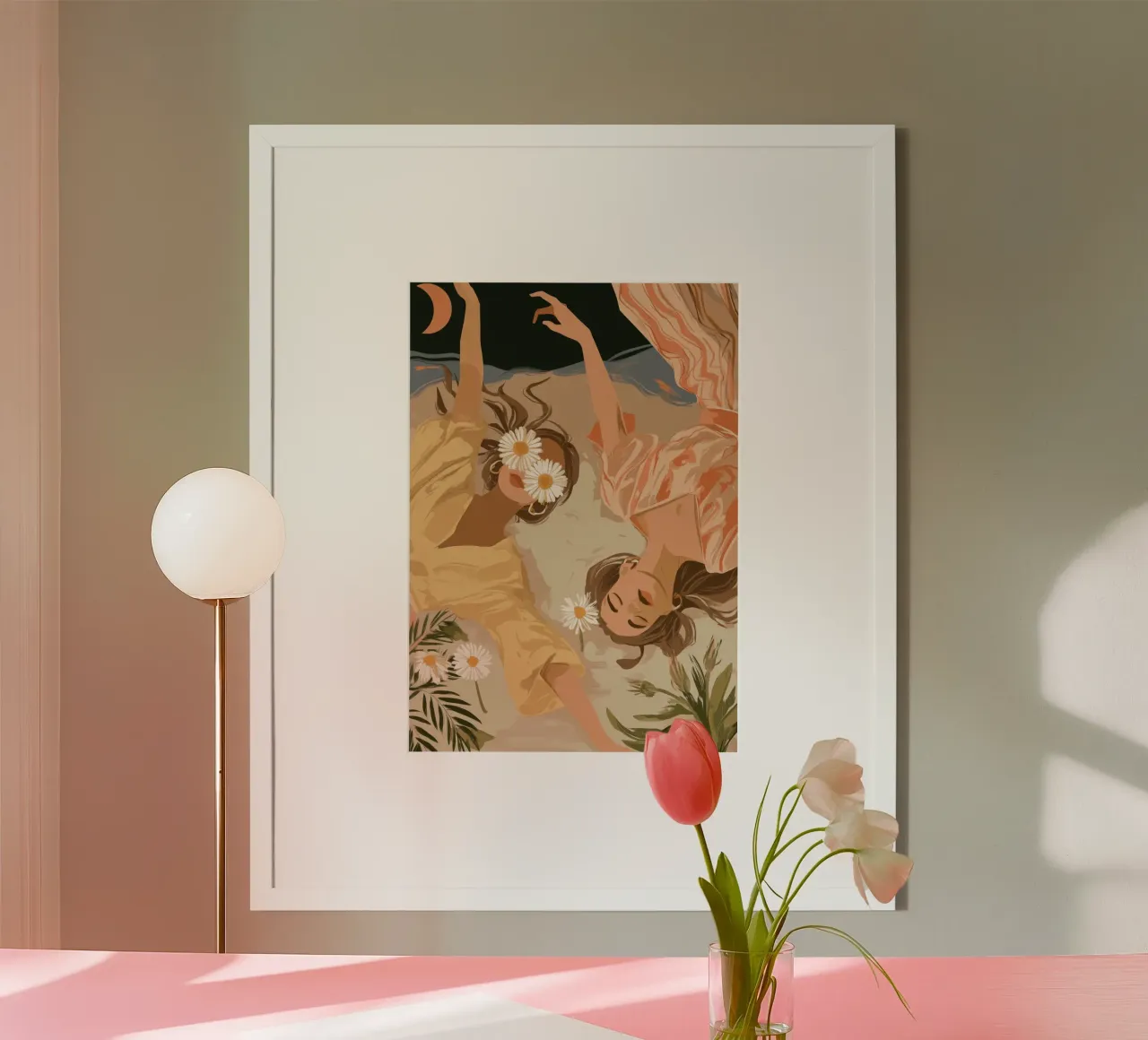 Daisy Eclipse Poster von Clara August