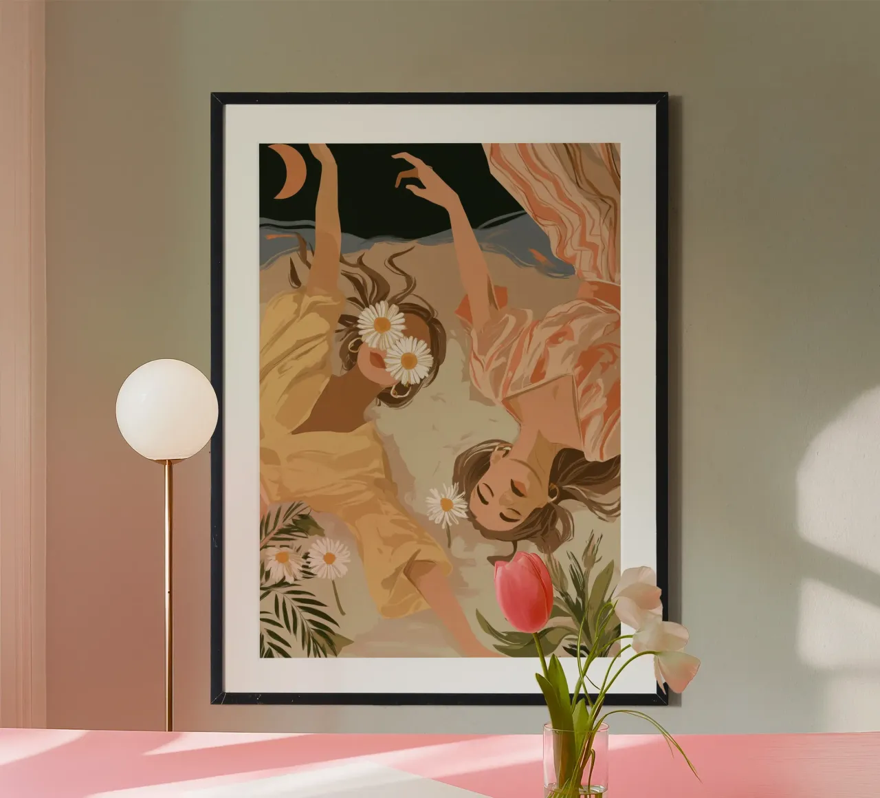 Daisy Eclipse Poster von Clara August