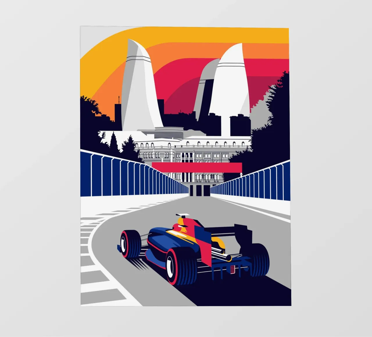 Race Car Baku photo wallpaper by Mariel Toigo
