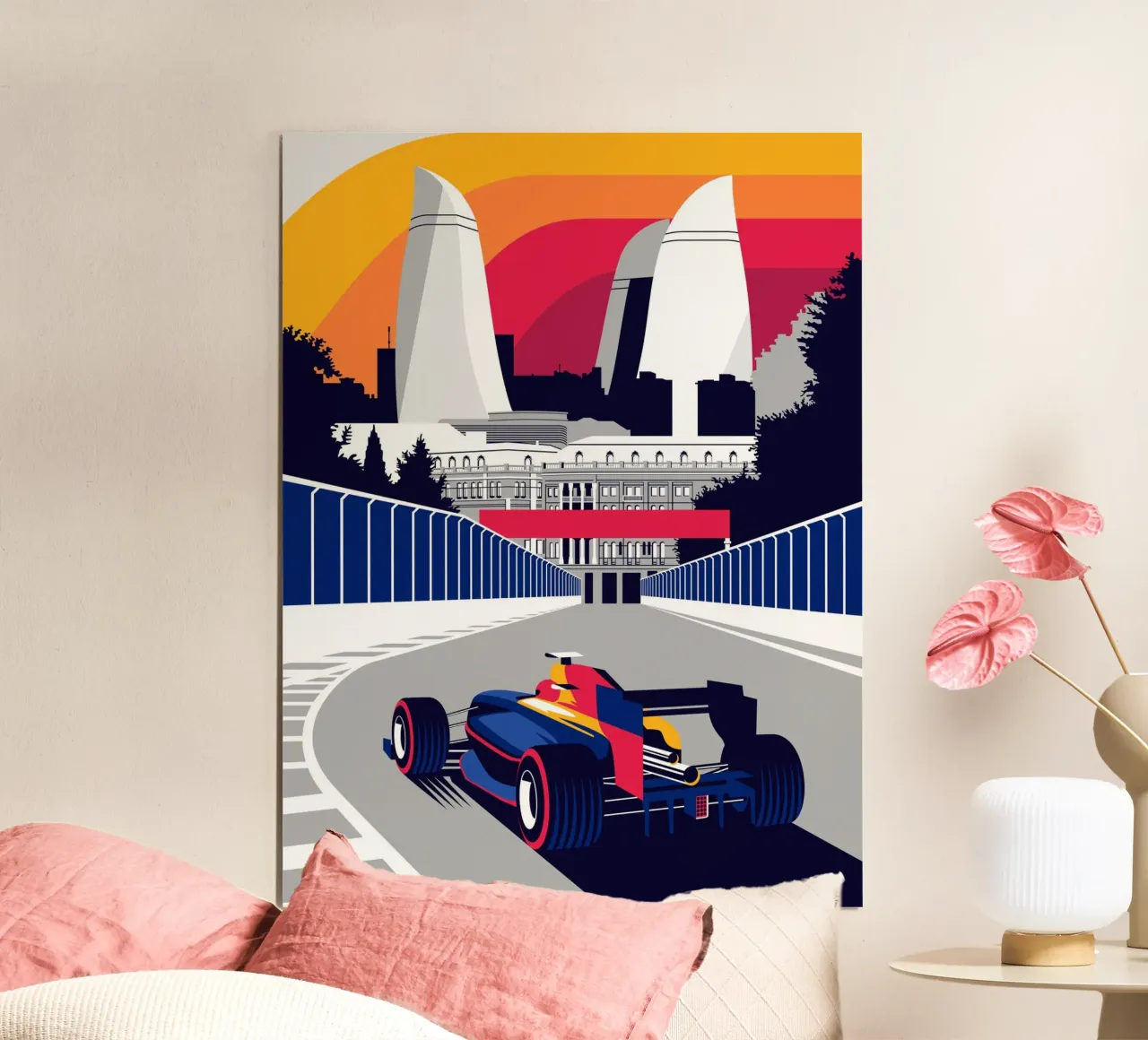 Auto da corsa Baku carta hahnemühle da Mariel Toigo