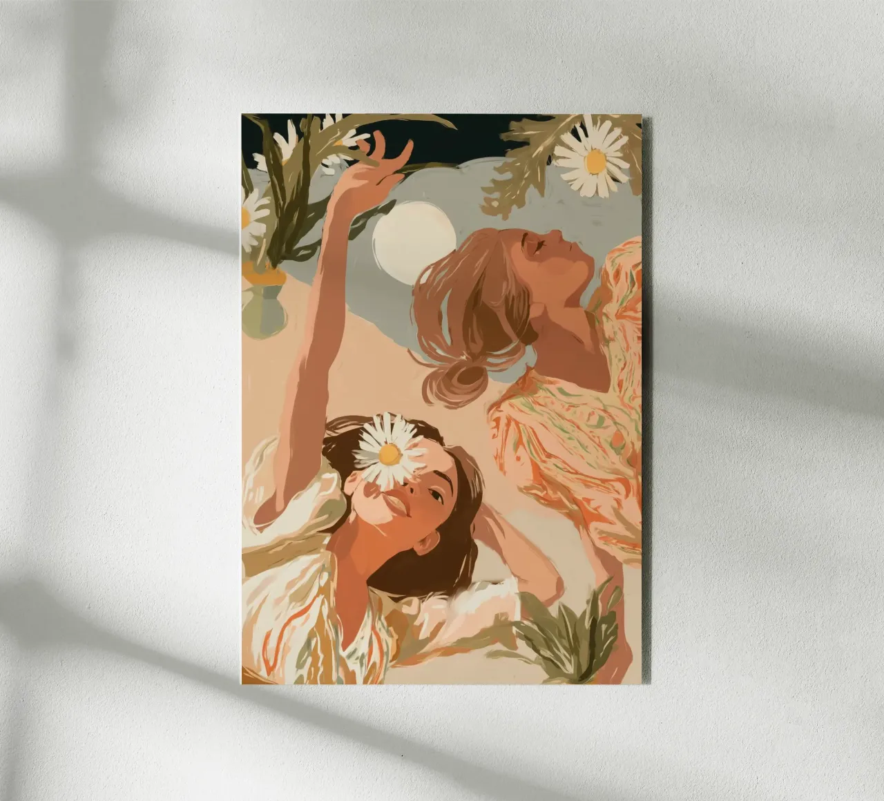 Moonlight and Daisies pannello forex da Clara August