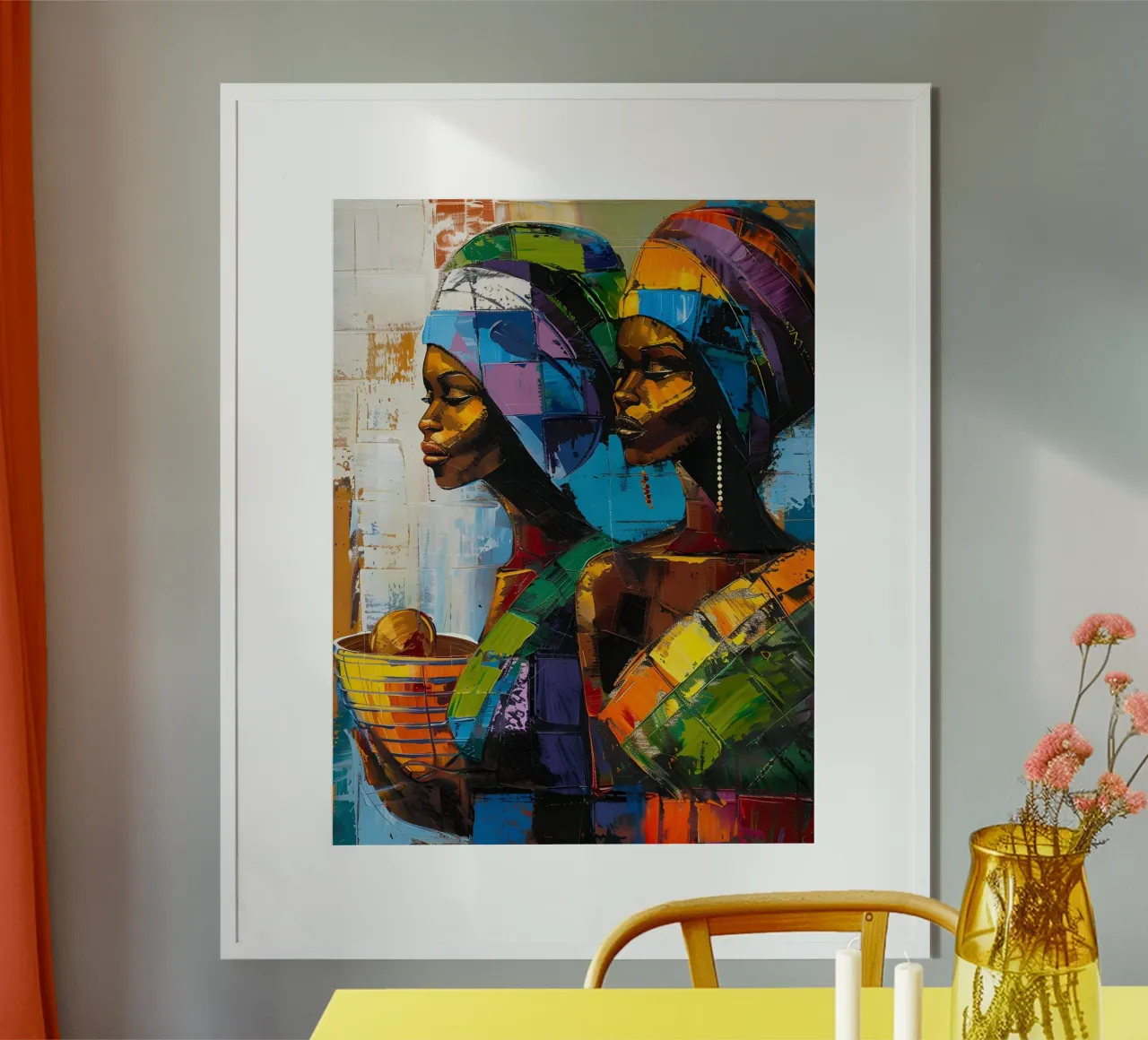 Echoes of Heritage poster with plastic frame by Artful Muse