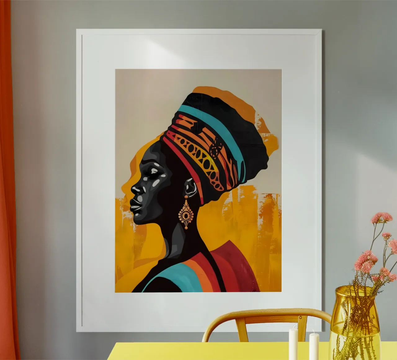 Echoes of Heritage poster with plastic frame by Artful Muse