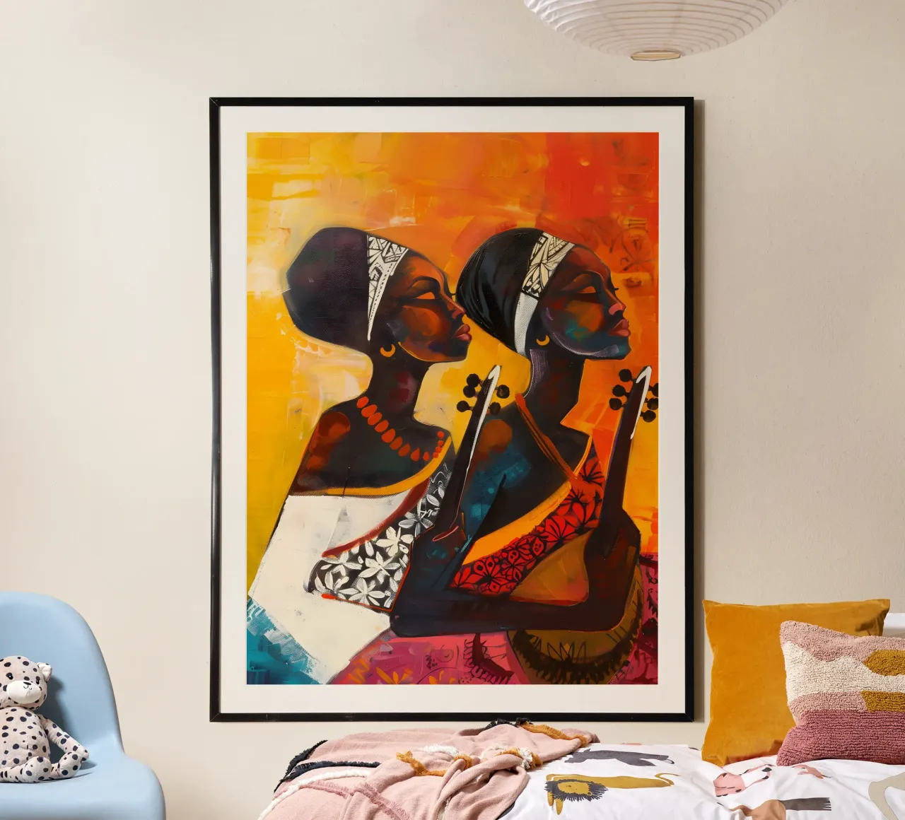 Echoes of Heritage poster with plastic frame by Artful Muse