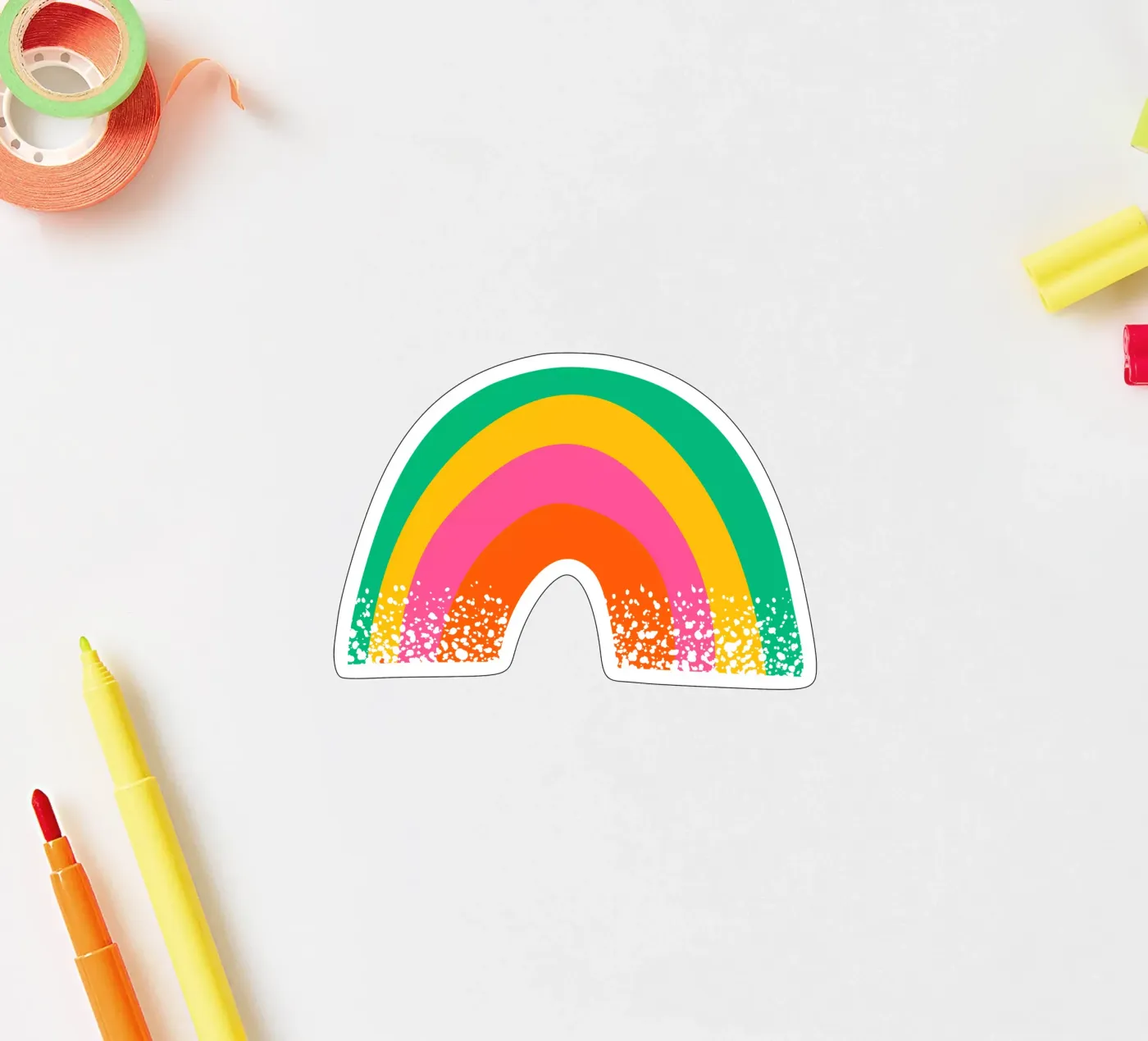 small rainbow adesivo da Sticker King