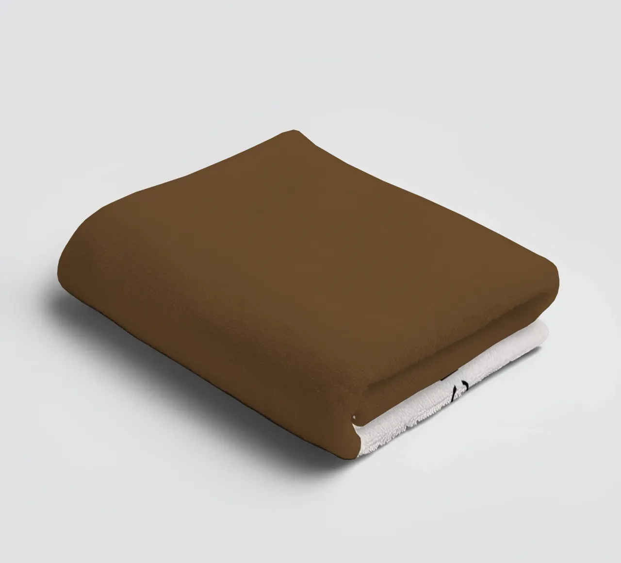 "Brown" Color Swatch - Earthy Minimalist Design Print towel by NorwesClub