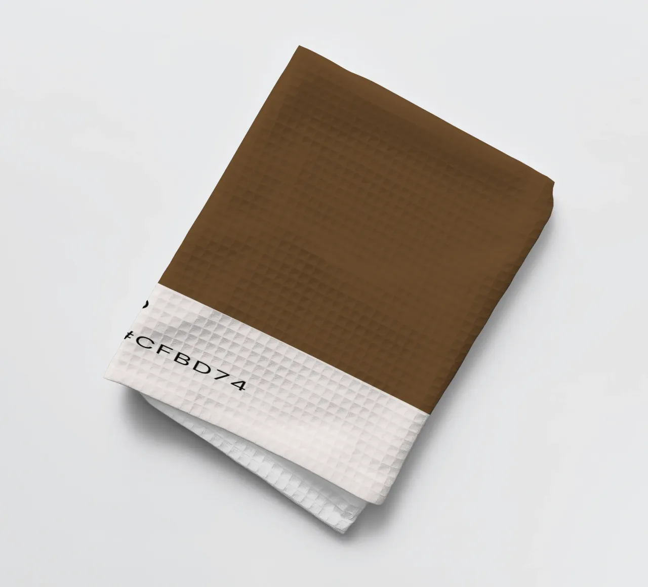 "Brown" Color Swatch - Earthy Minimalist Design Print tea towel by NorwesClub