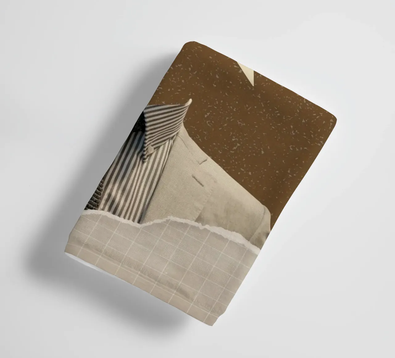 Keep It Simple - Abstrakter Geist Dapper Suit Print Handtuch von NorwesClub