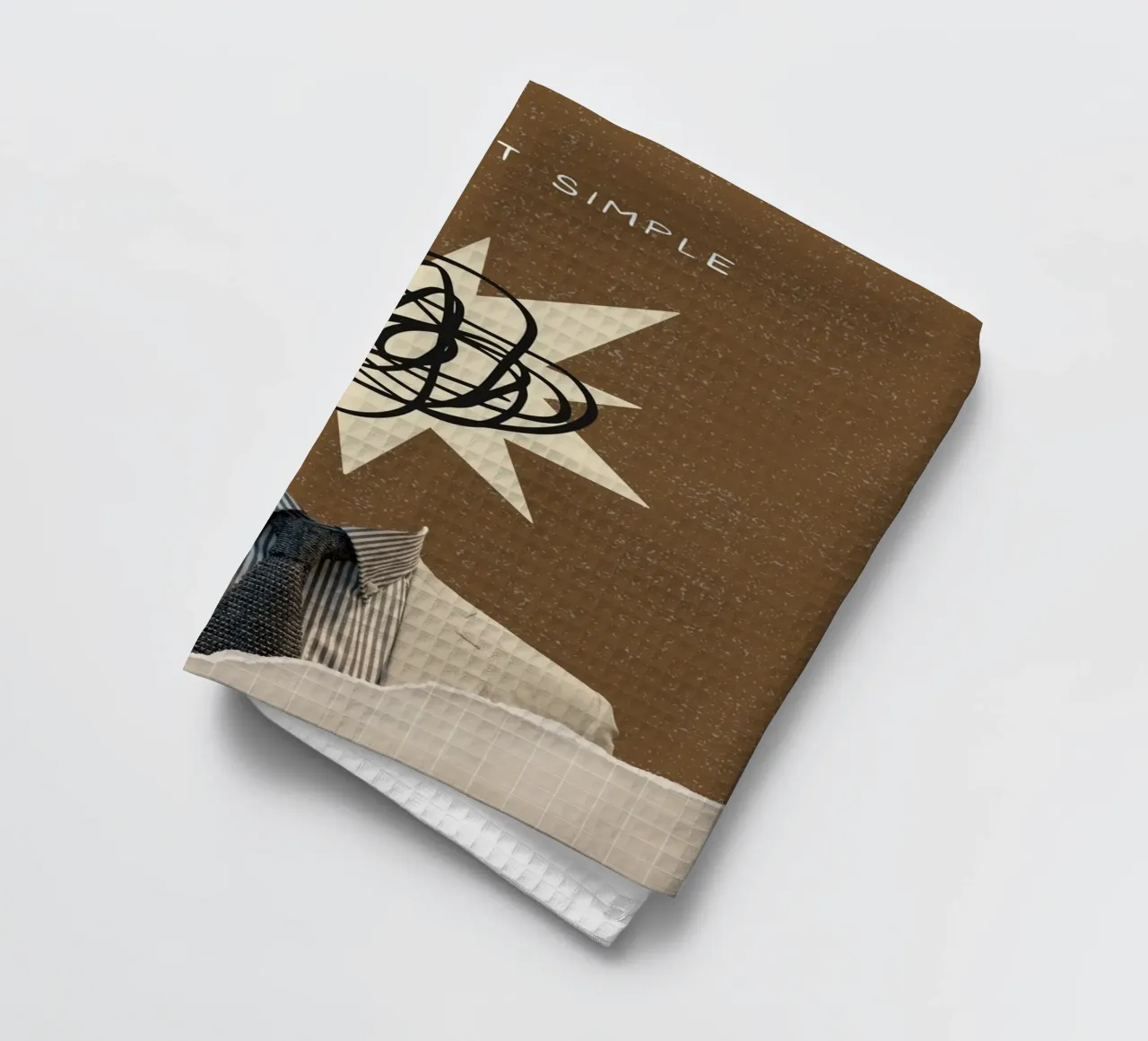 Keep It Simple - Abstract Mind Dapper Suit Print (en anglais) torchon de NorwesClub