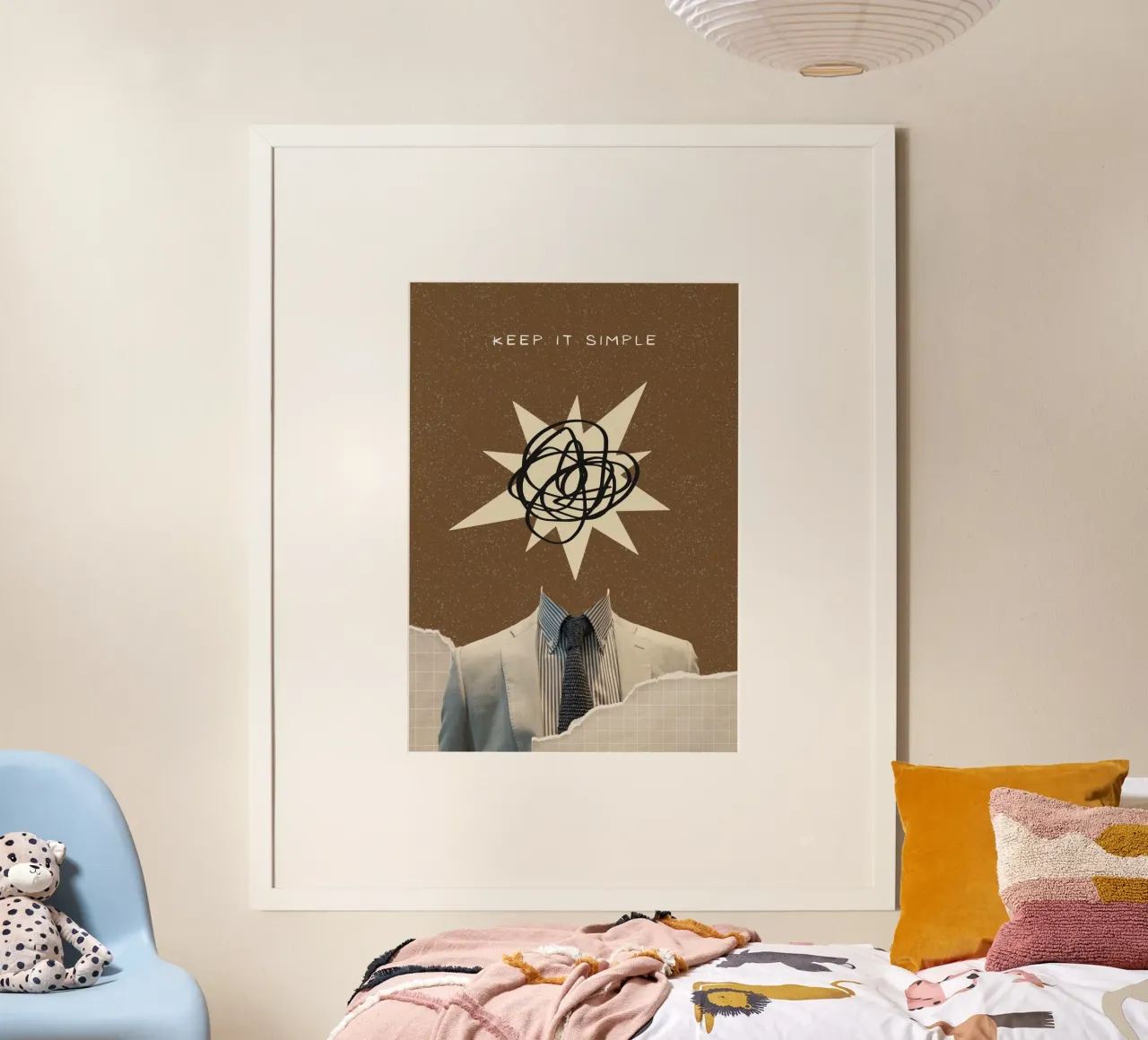 Keep It Simple - Abstract Mind Dapper Suit Print (en anglais) hahnemühle de NorwesClub