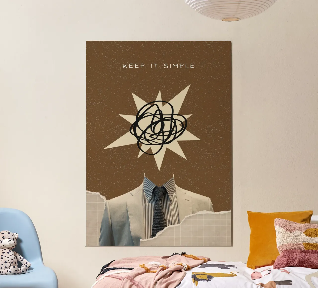 Keep It Simple - Abstract Mind Dapper Suit Print (en anglais) hahnemühle de NorwesClub